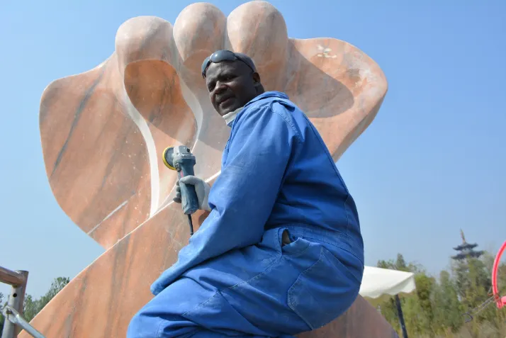 Renowned Kenyan Sculptor Gerard Motondi HSC