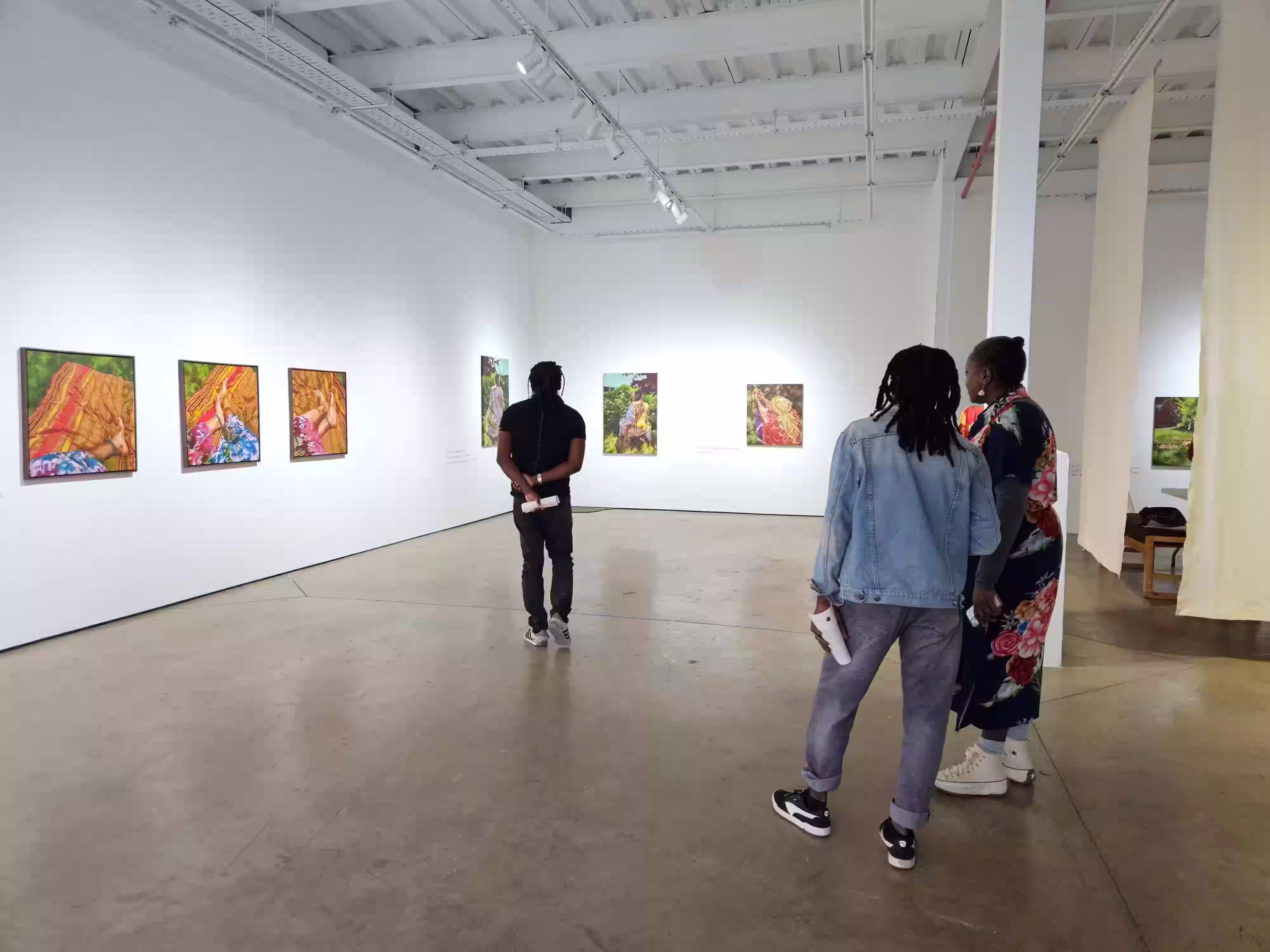 A View of the space at The African Arts Trust organized by Afriart Gallery