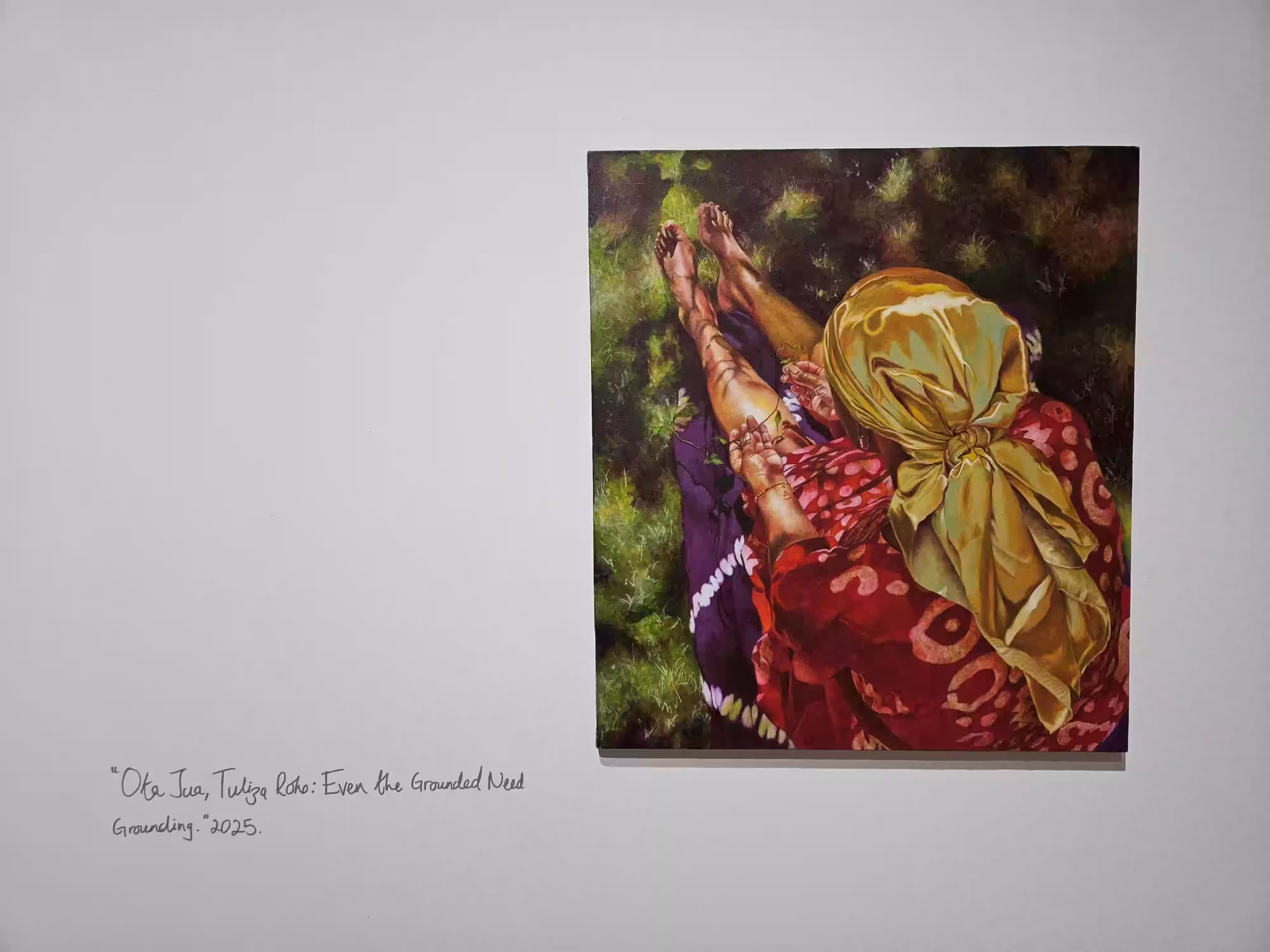 Art piece titled Ota Jua Tuliza Roho by April Kamunde from the art collection Fabric of our Being