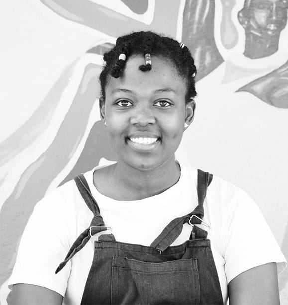 Atieno Sachy , Young Kenyan sculpture artist with a knack for turning metal into fine art.