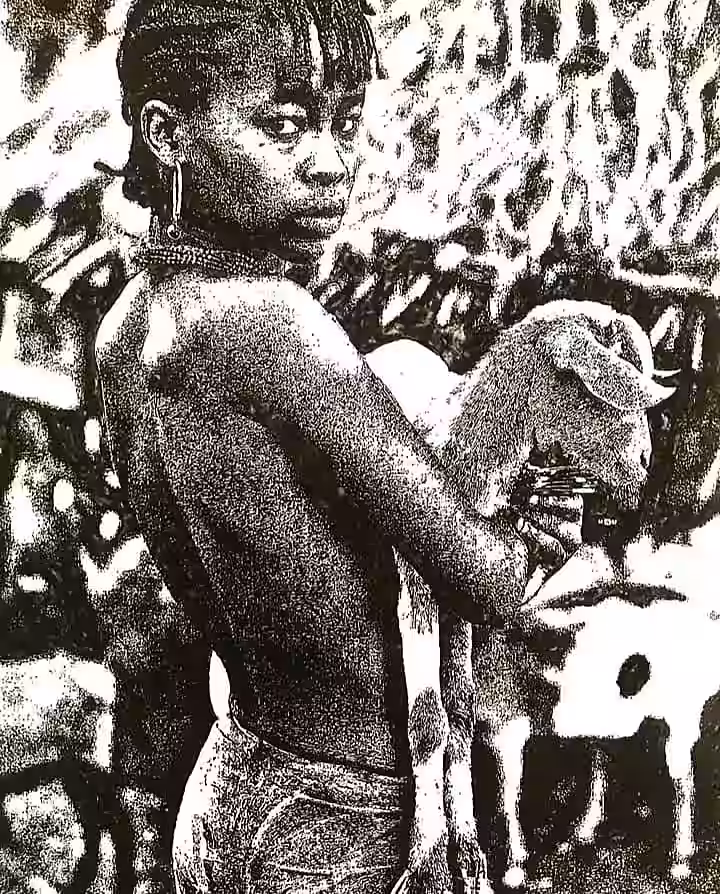 Kamau’s art features emotive scenes, very well brought out in “Shepherd’s Daughter”