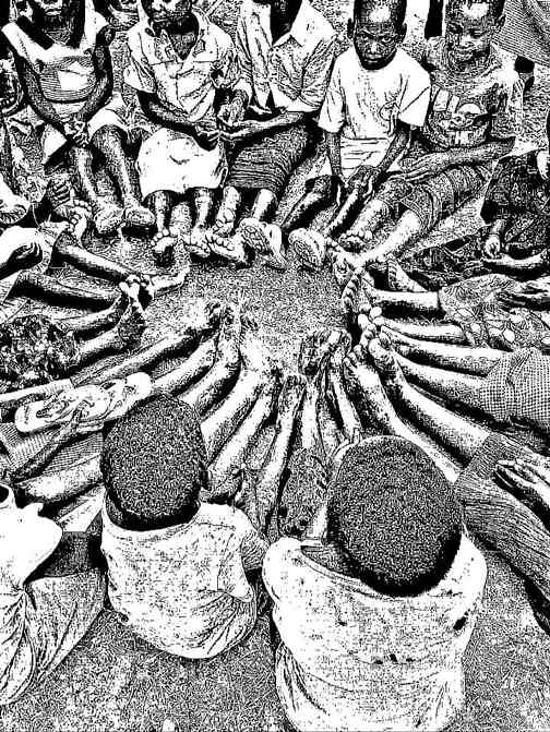 Circle of Unity Acrylic Impasto on Canvas │ 81cm x 106cm